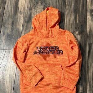 Under Armour Boy's Orange Heather Hoodie Sweatshirt
